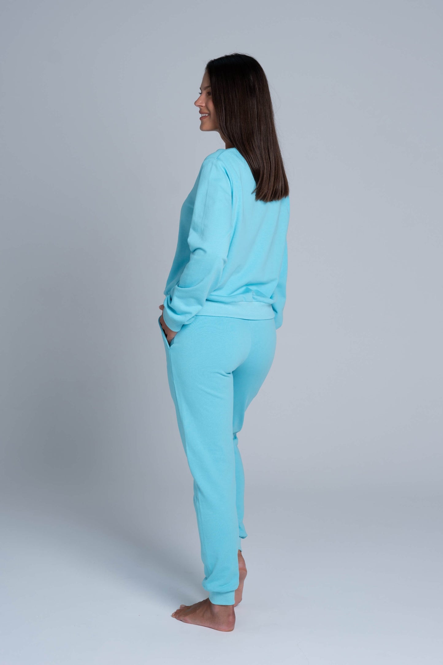CLOUD FIT - SWEATSHIRT TURQUOISE