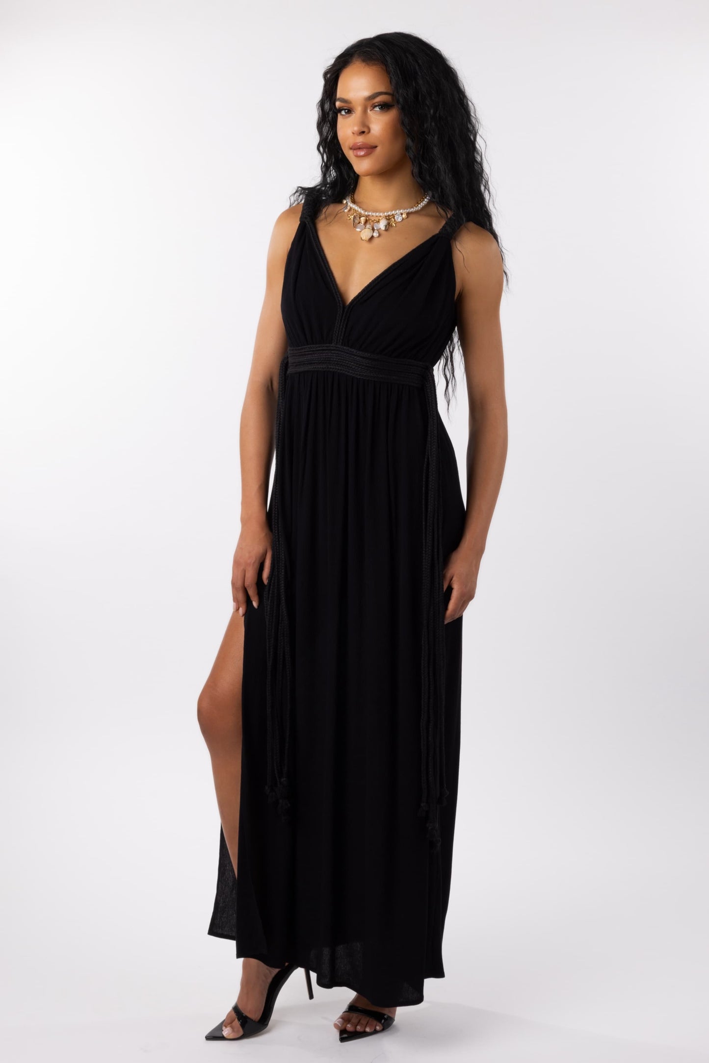 BEACH STAR - DRESS BLACK