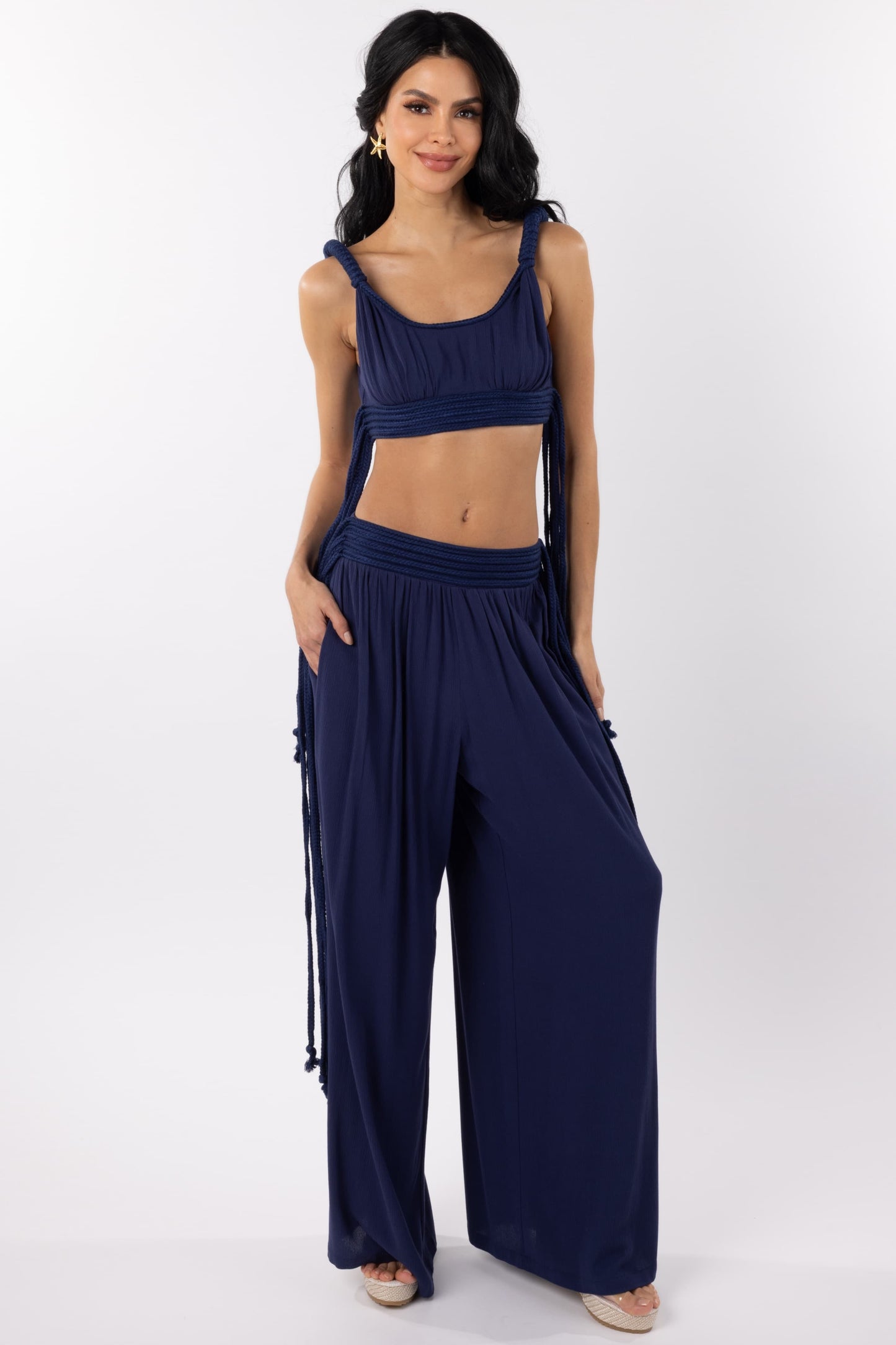 BEACH STAR -BLUE  TOP