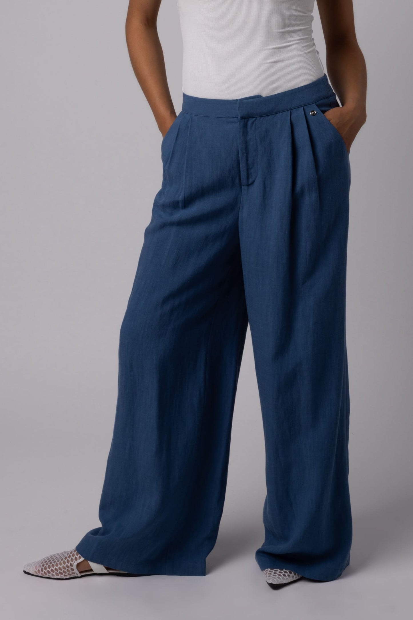 MELANIA - PANTS BLUE