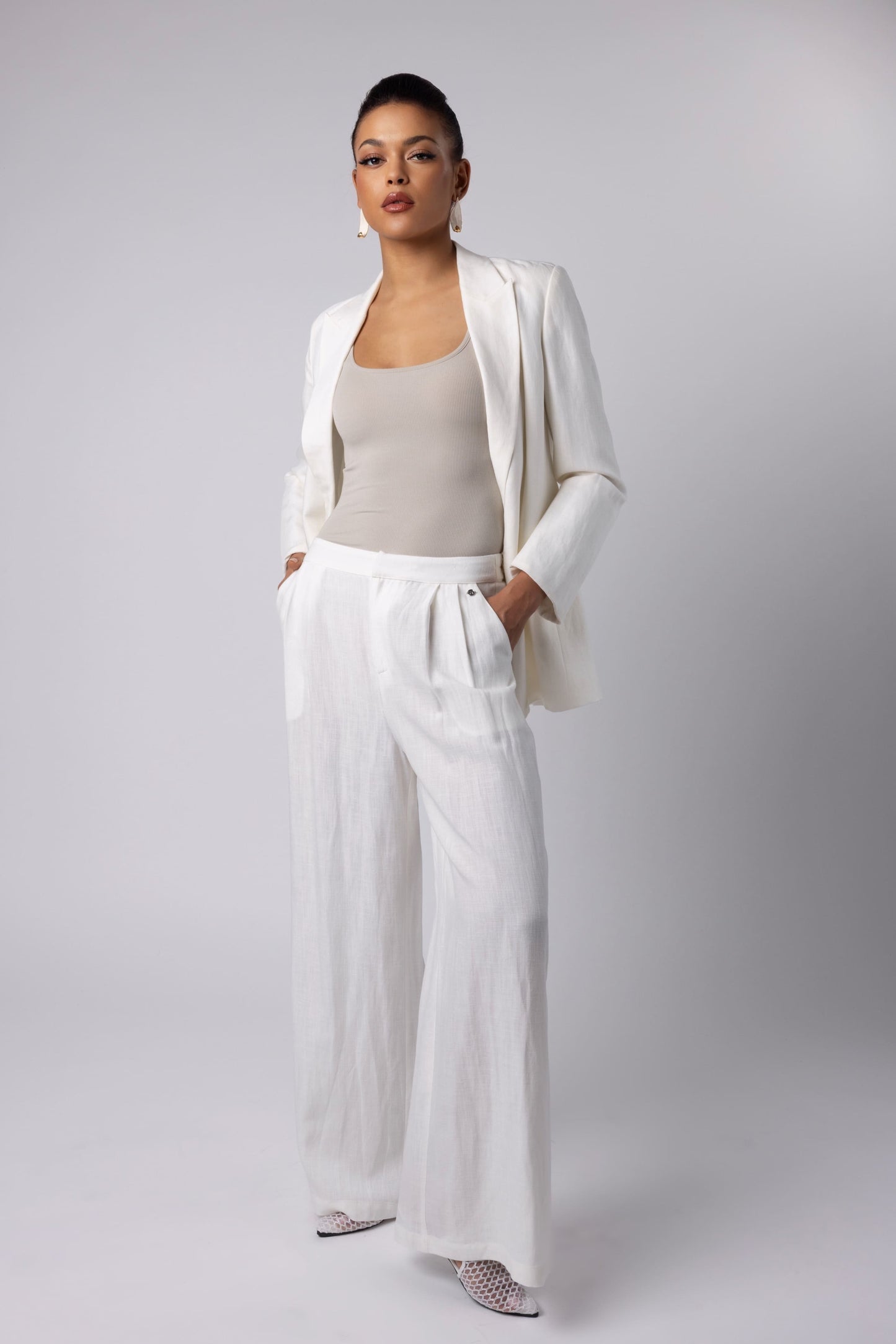 MELANIA - PANTS WHITE