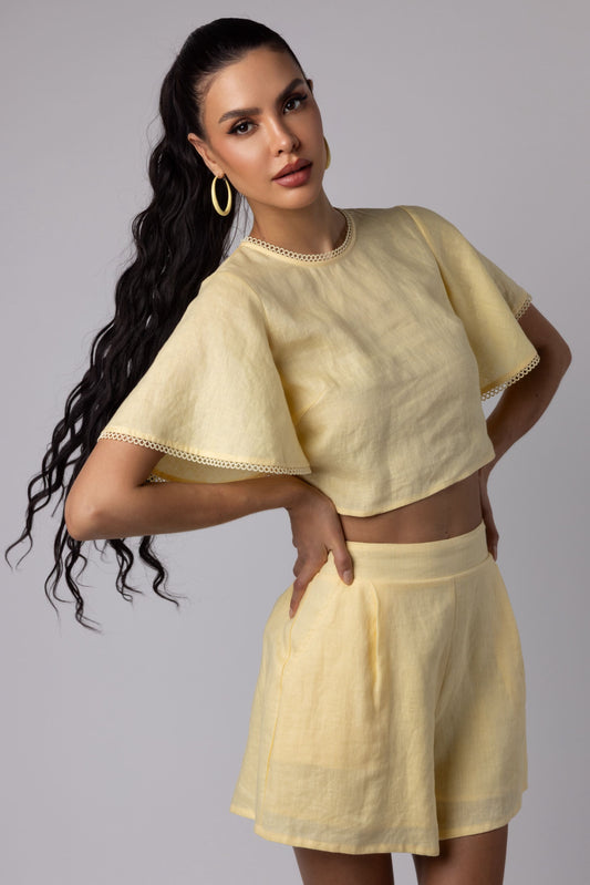 BARBARA - SHIRT YELLOW