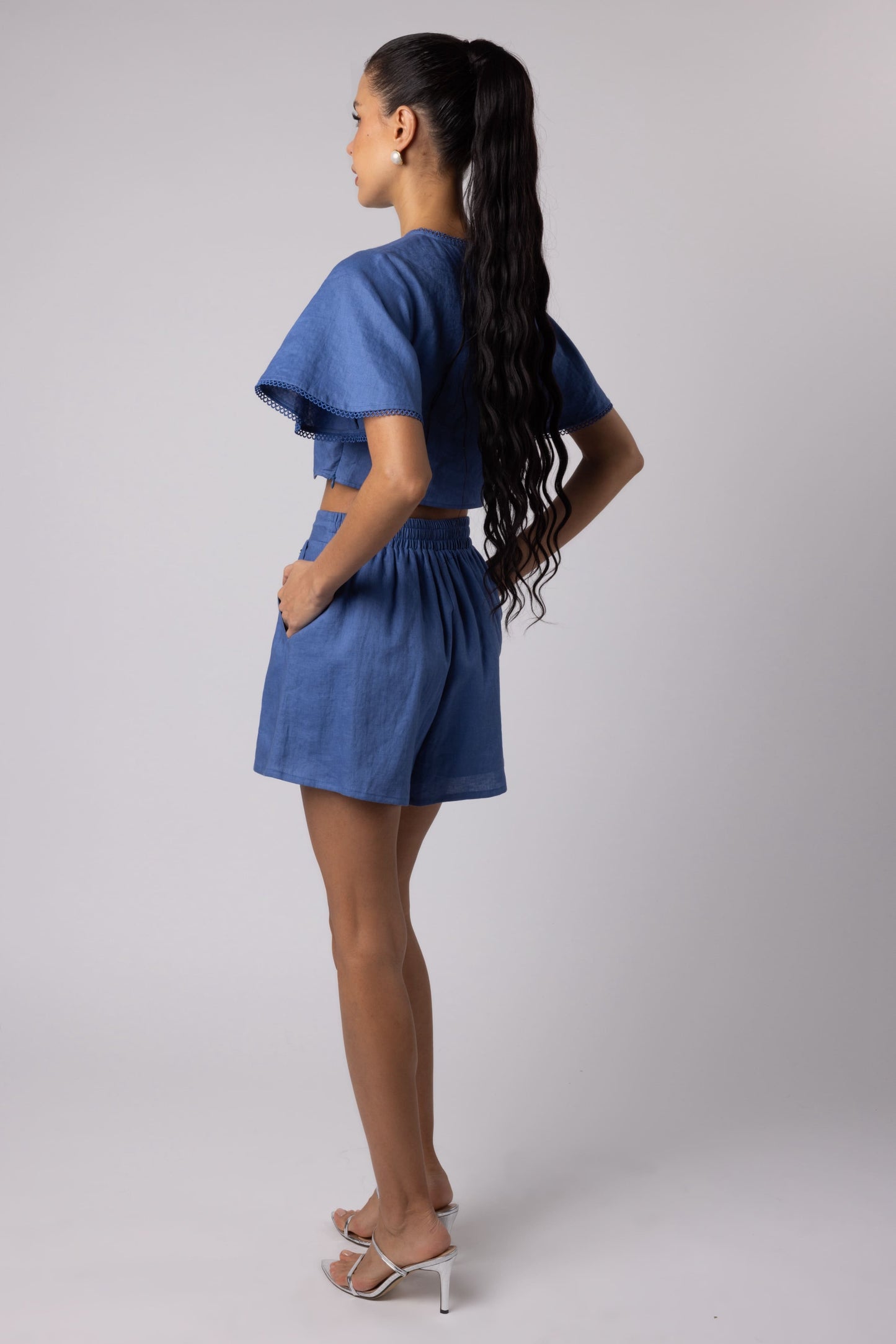 BARBARA - SHIRT JEAN BLUE