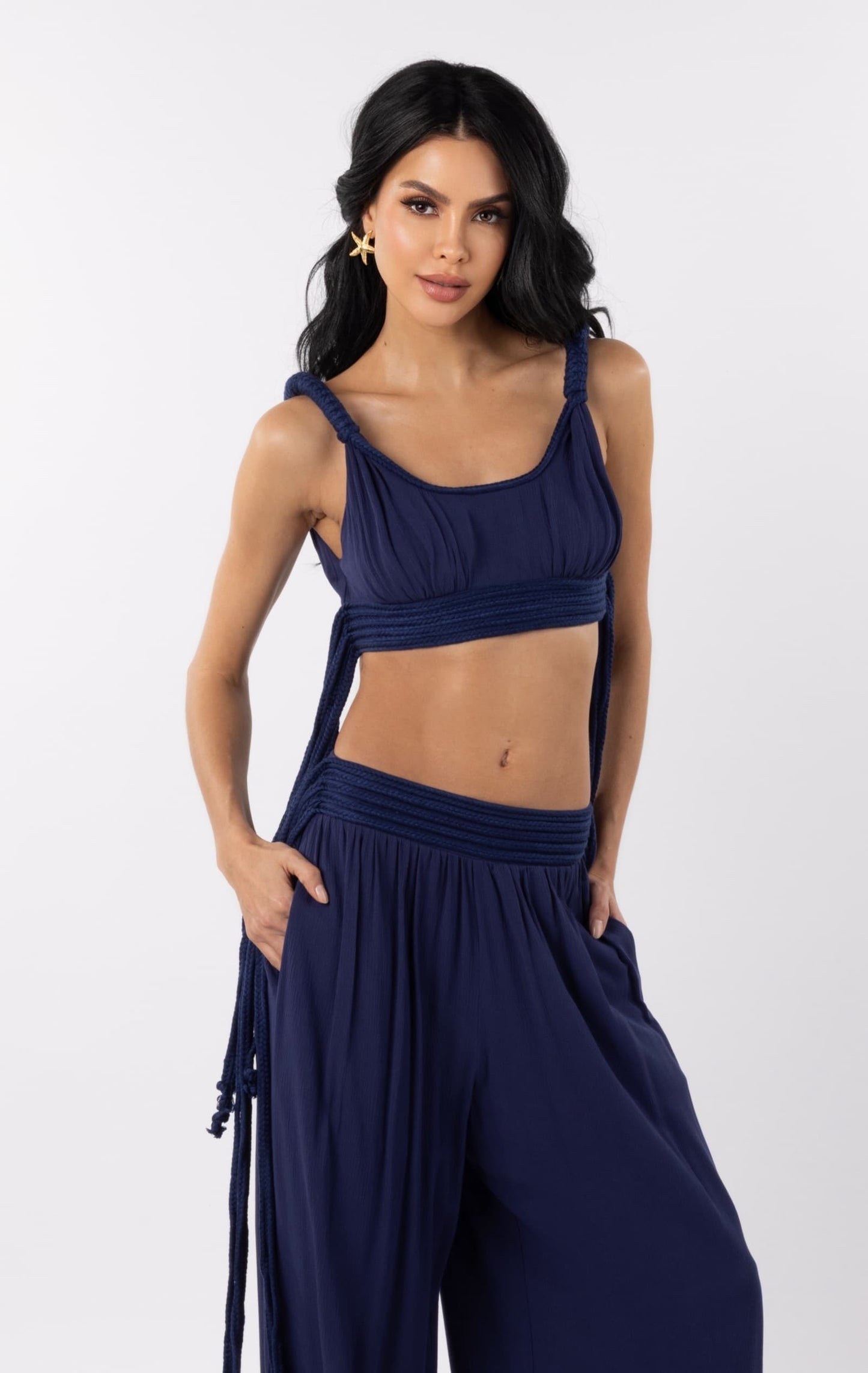 BEACH STAR -BLUE  TOP