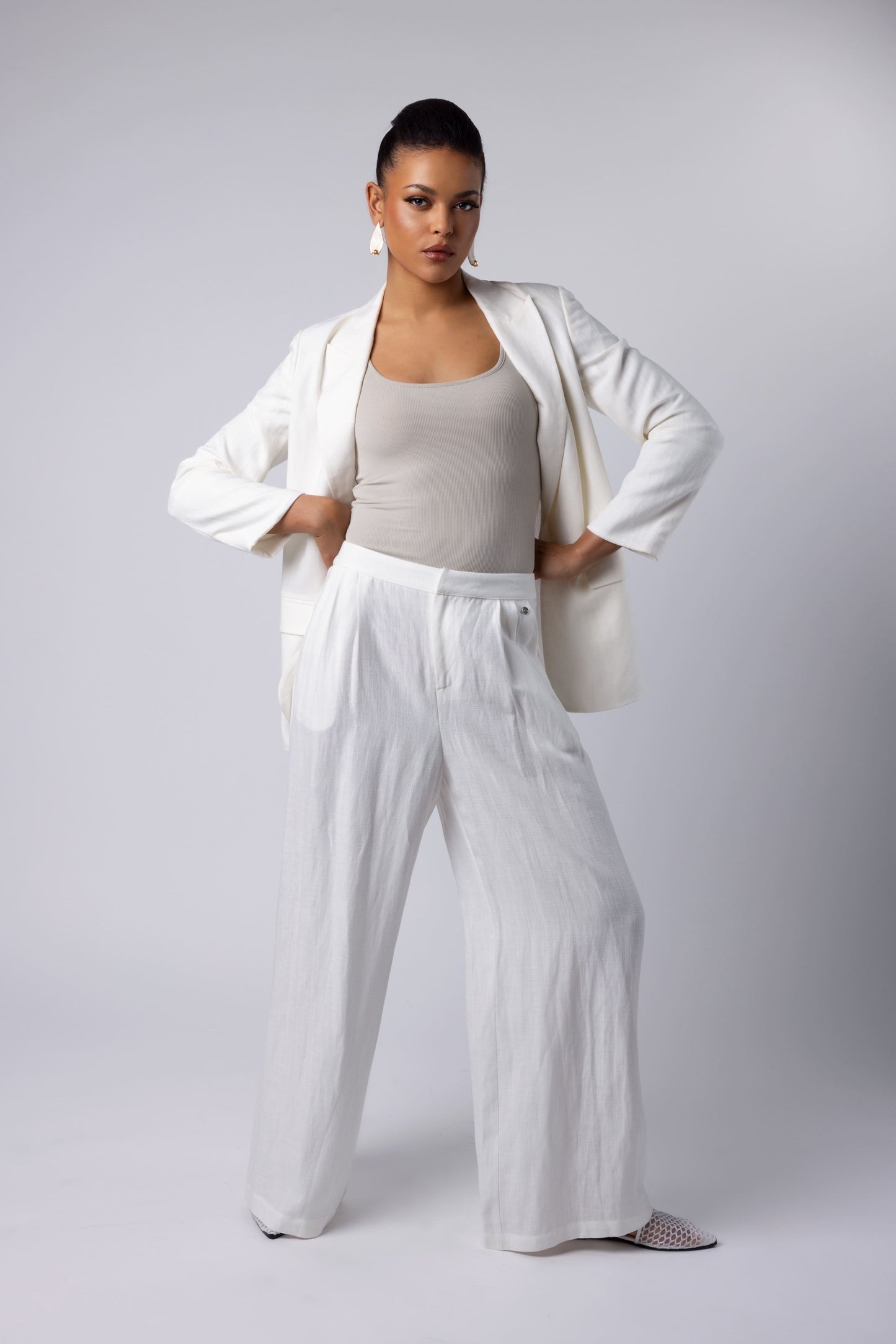 MELANIA - PANTS WHITE