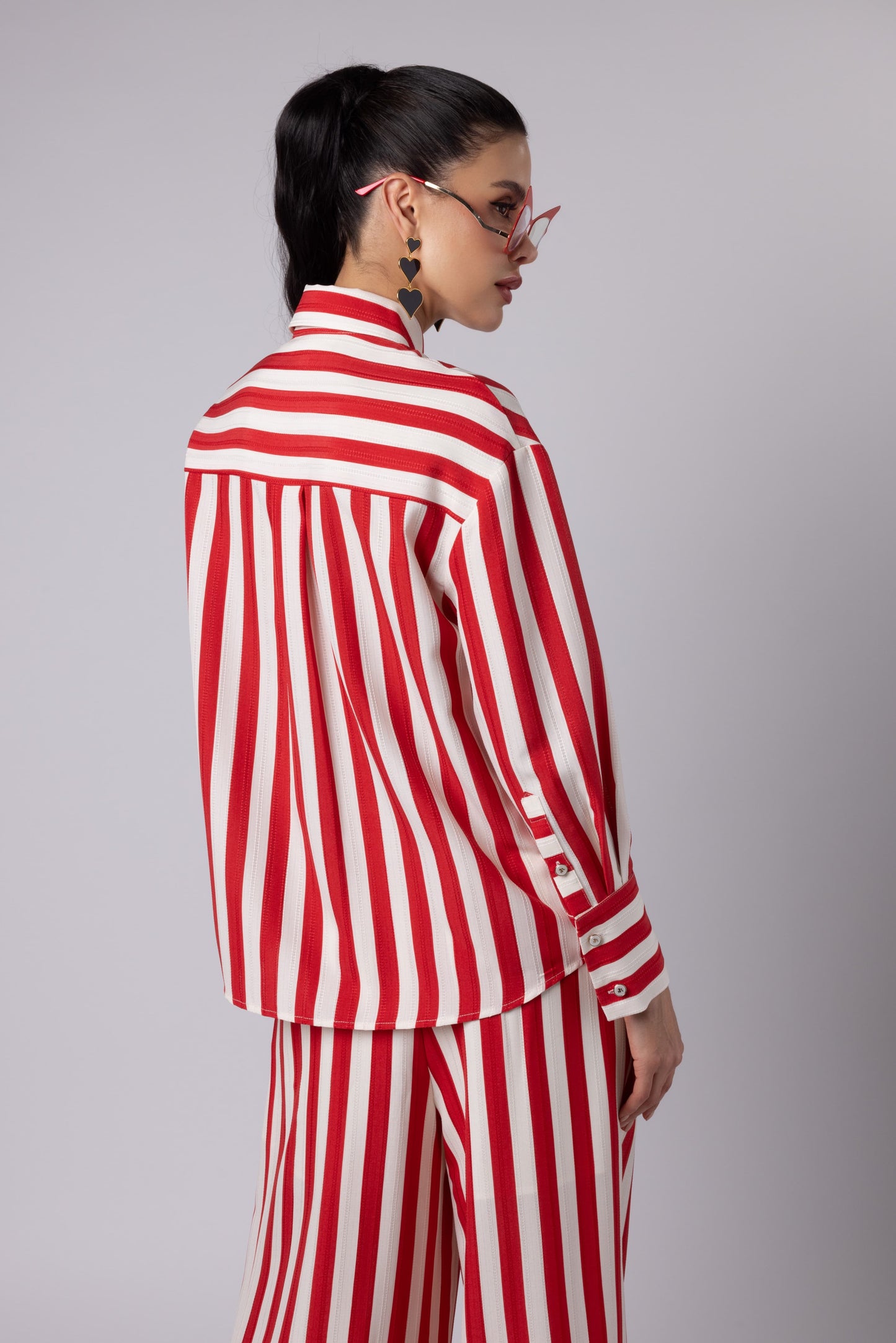 MARSEILLE - PANTS RED & WHITE