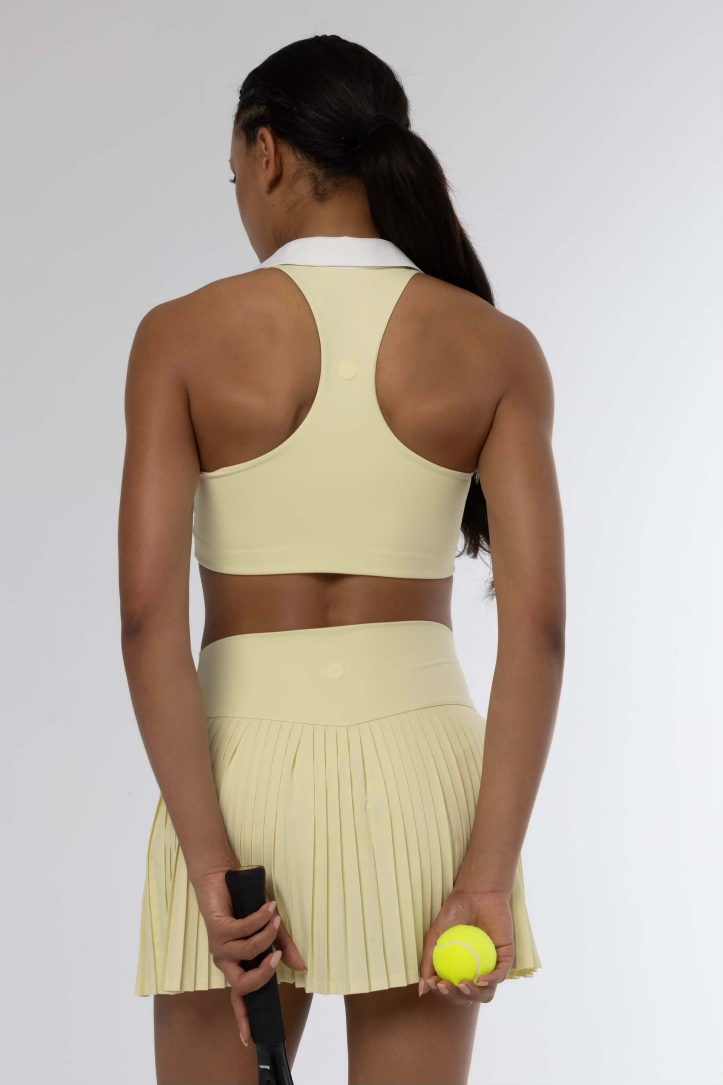 MATCH POINT - TOP WHITE & YELLOW