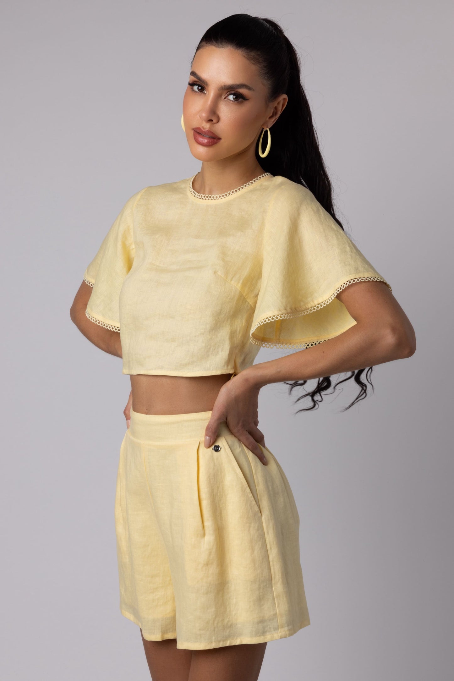 BARBARA - SHORT YELLOW