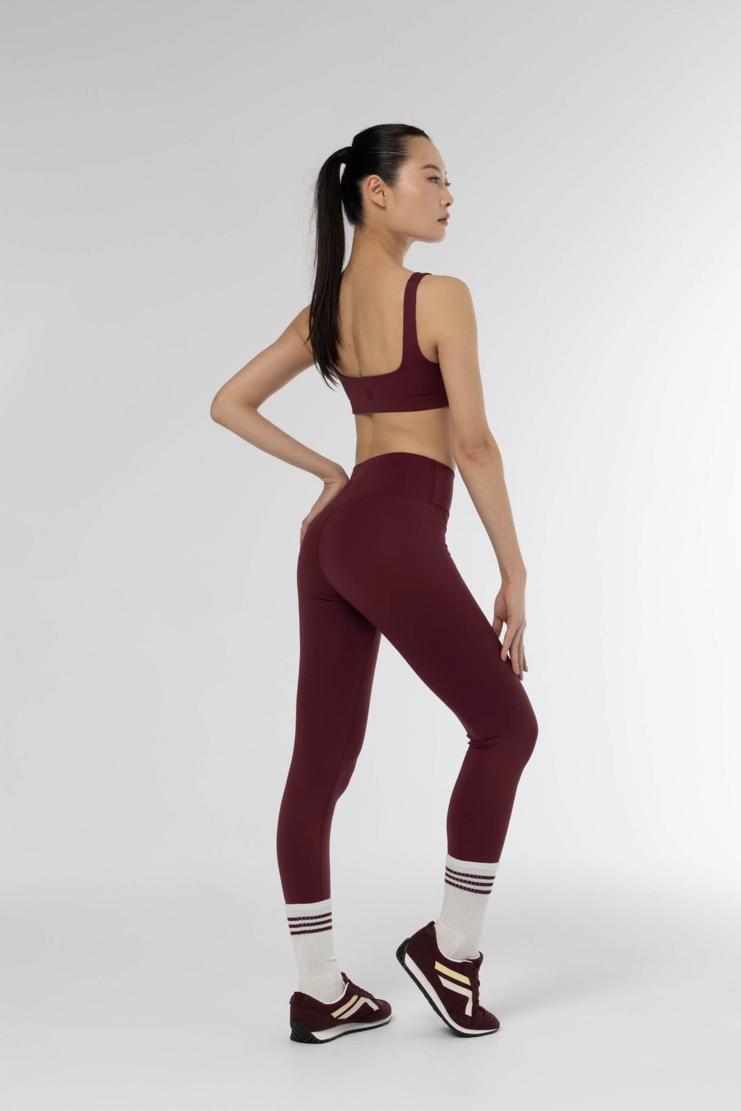 ULTRA FORCE L - LEGGING BURGUNDY