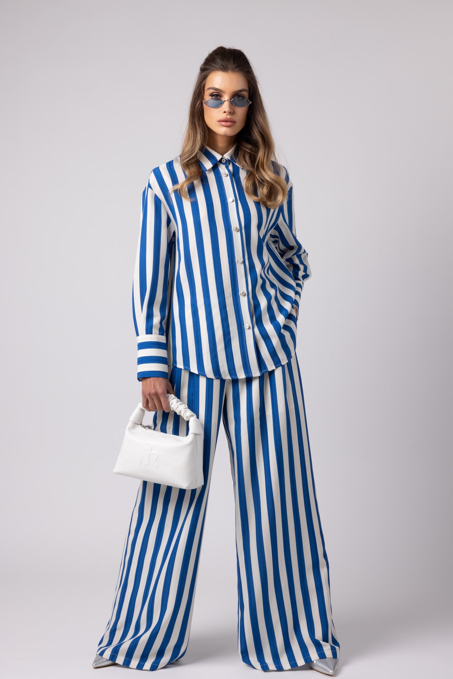 MARSEILLE - PANTS BLUE & WHITE