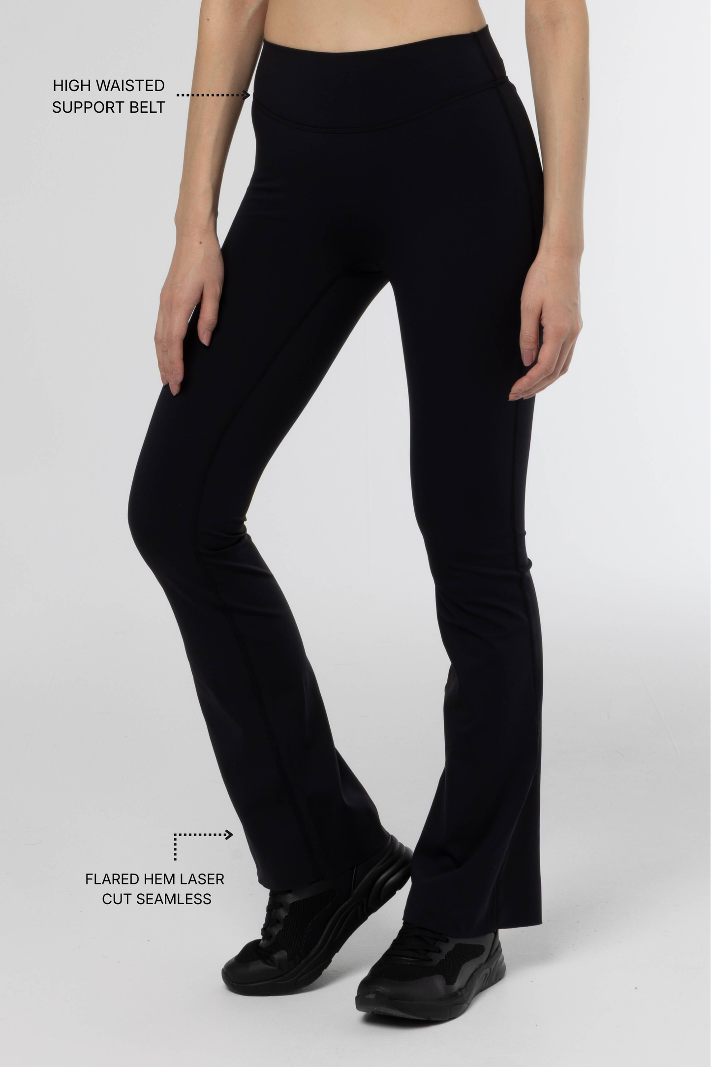 FLOW RISE - LEGGING BLACK