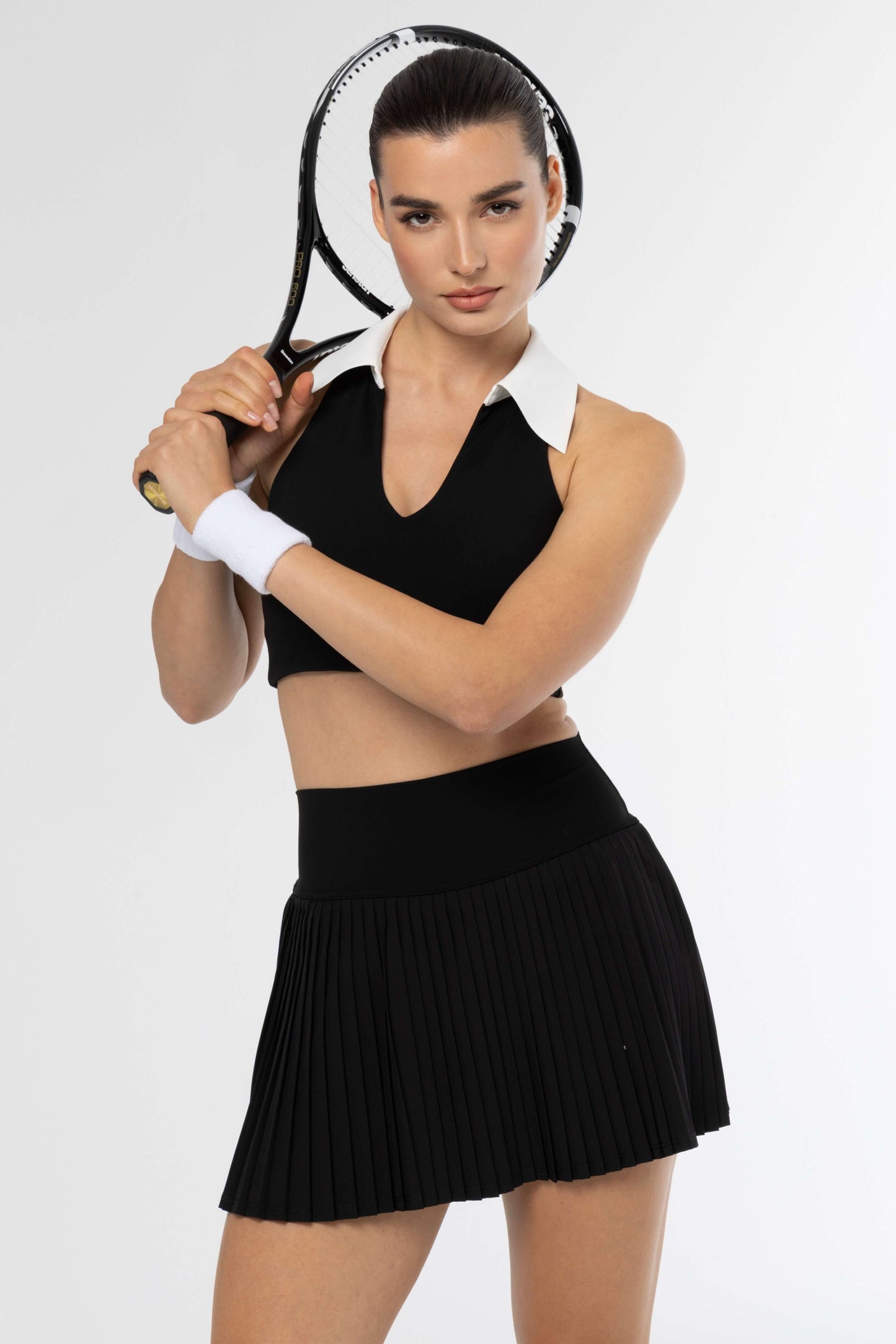 MATCH POINT - TOP WHITE & BLACK