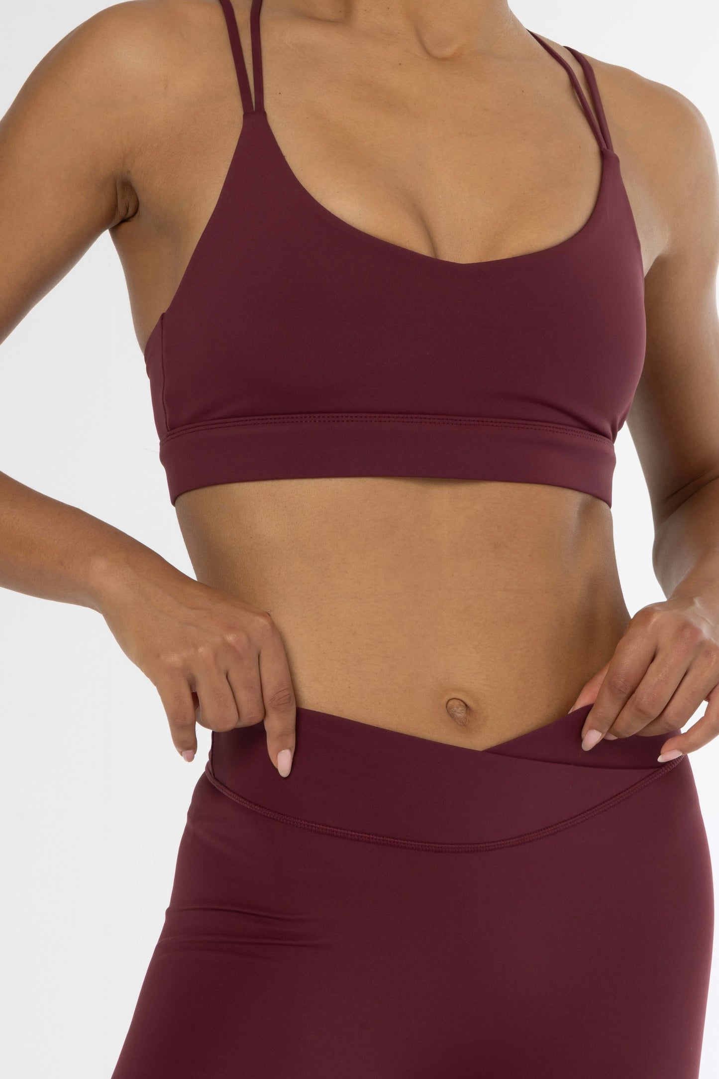 ALIGN X  - TOP BURGUNDY