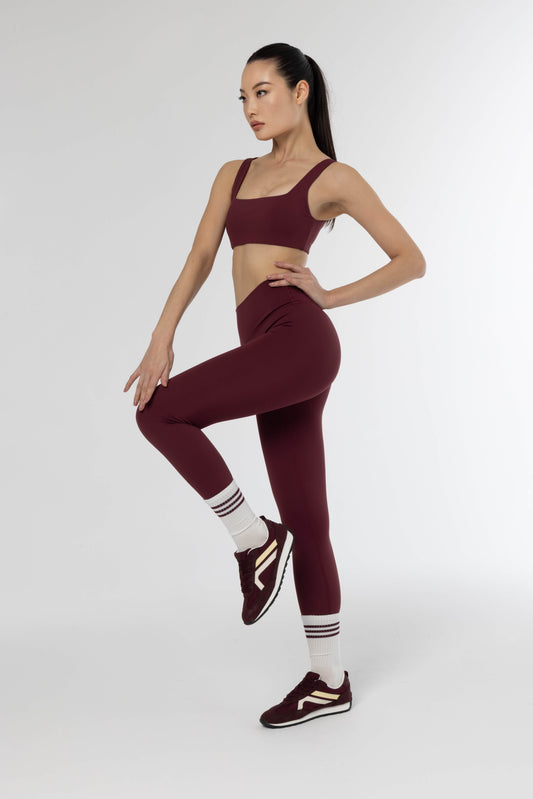 ULTRA FORCE L - LEGGING BURGUNDY