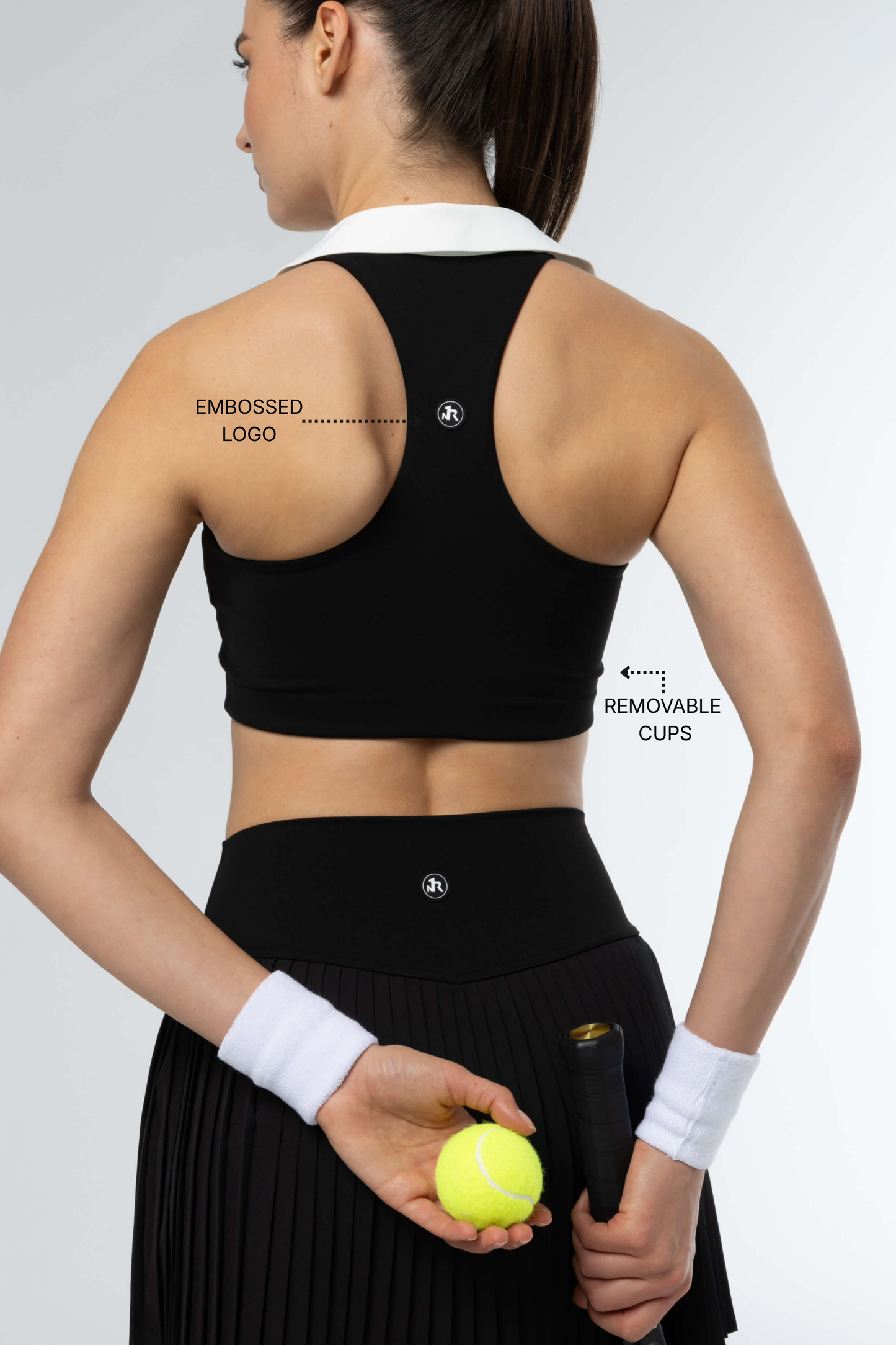 MATCH POINT - TOP WHITE & BLACK