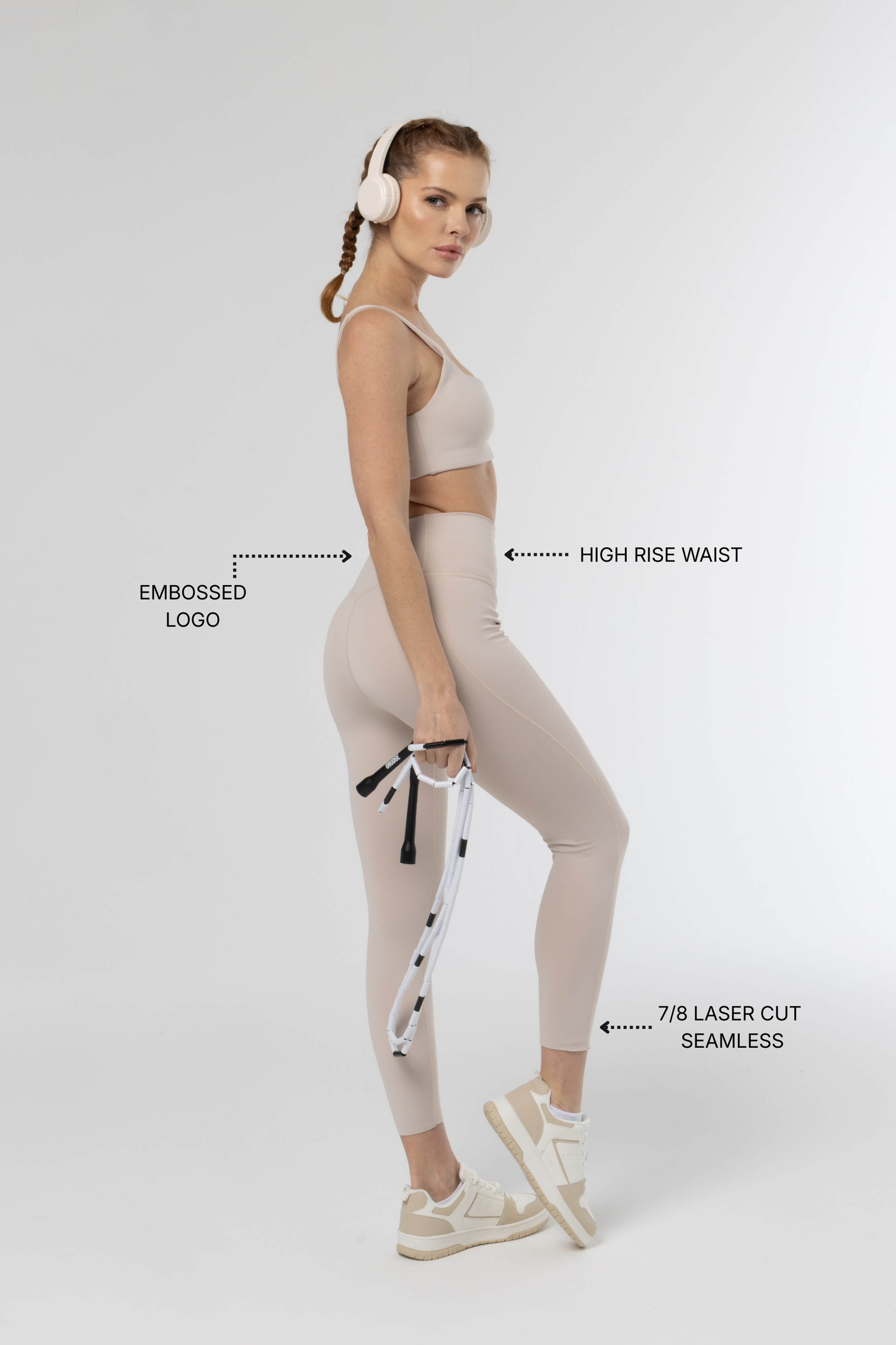 SOLID FIT - LEGGING BEIGE