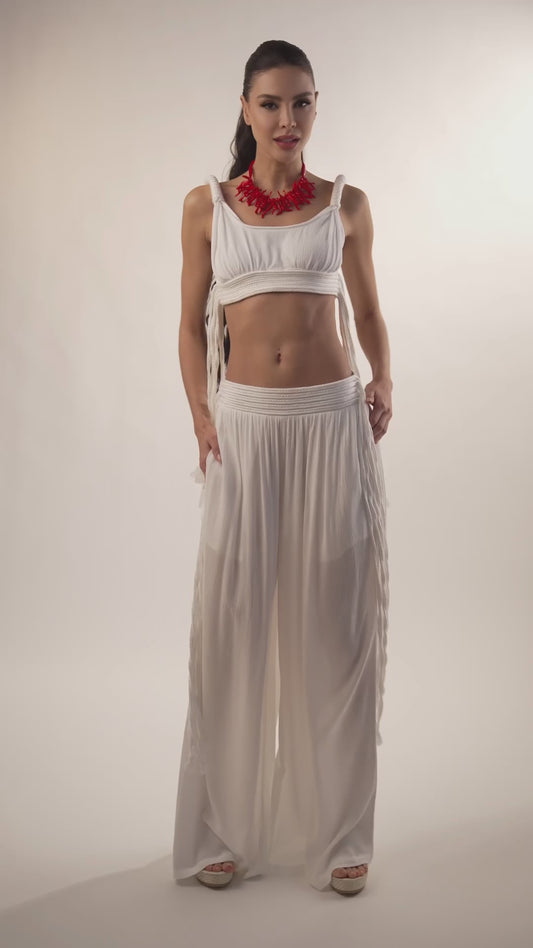 BEACH STAR - PANTS WHITE