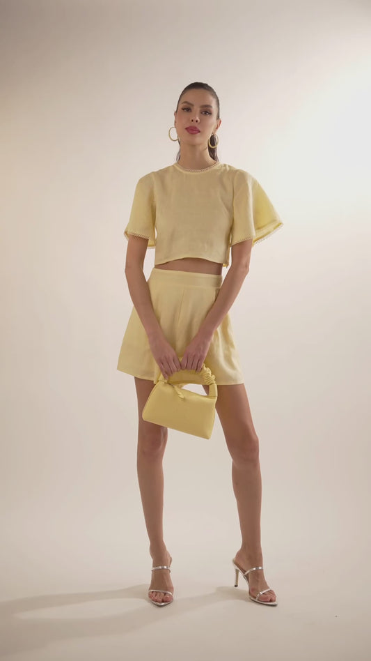 BARBARA - SHORT YELLOW