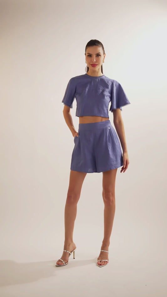 BARBARA - SHIRT JEAN BLUE